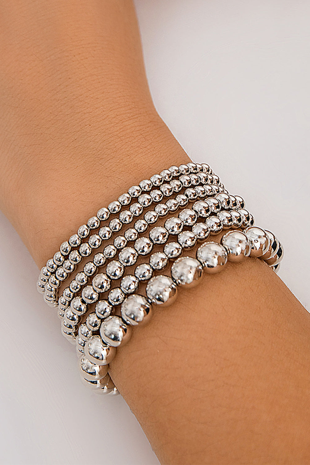 Multi Layered Pearl Beaded Bracelet