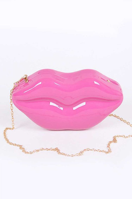 Unique "Lips" Clutch Bag