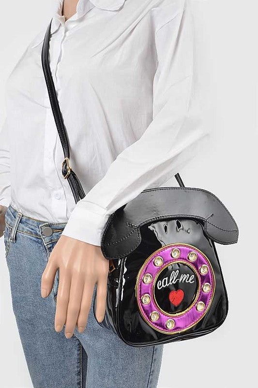 Patent Leather "Phone" Clutch