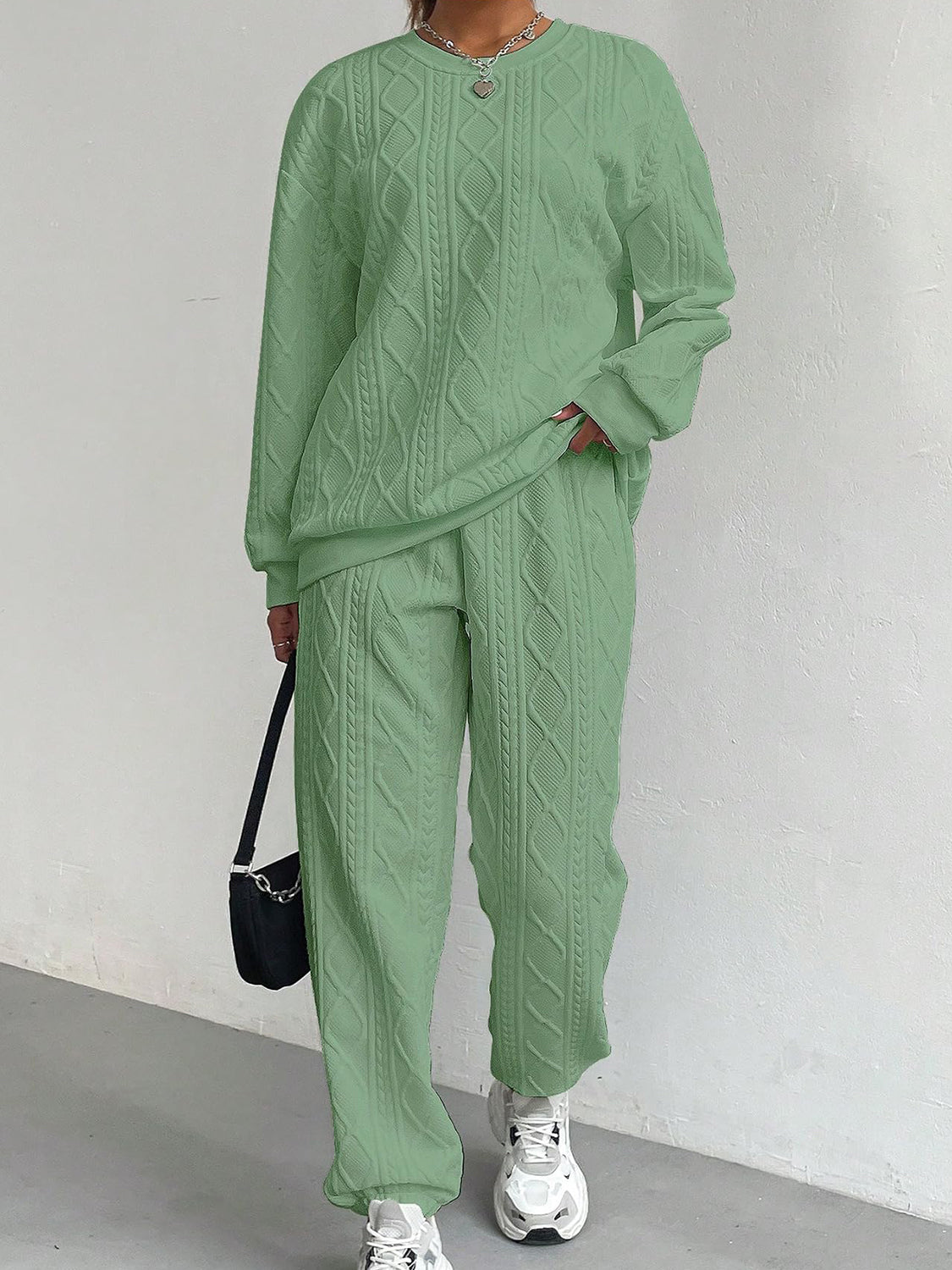 Textured Loungewear Set
