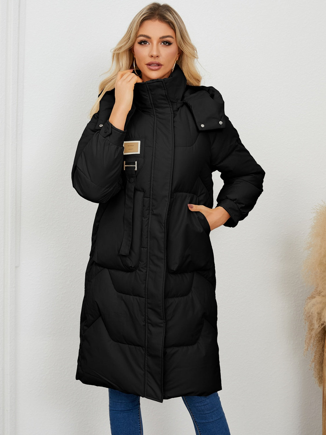 Longline Hooded Winter Coat