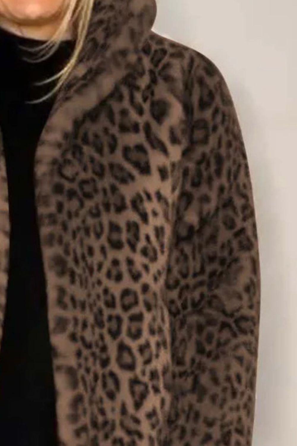 Leopard Furry Coat