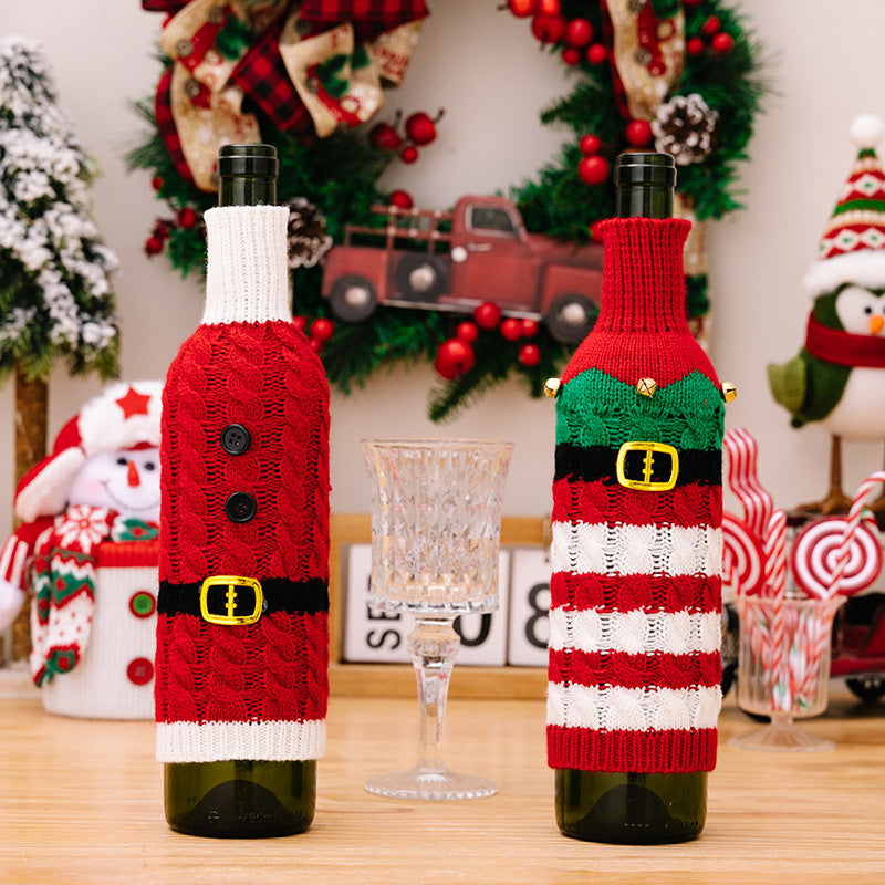knit bottle covers 2 piece