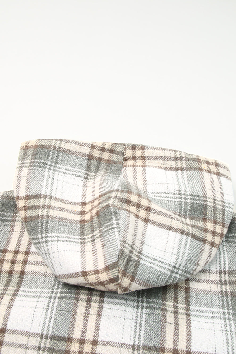 Sherpa Lined Hooded Flannel Jacket
