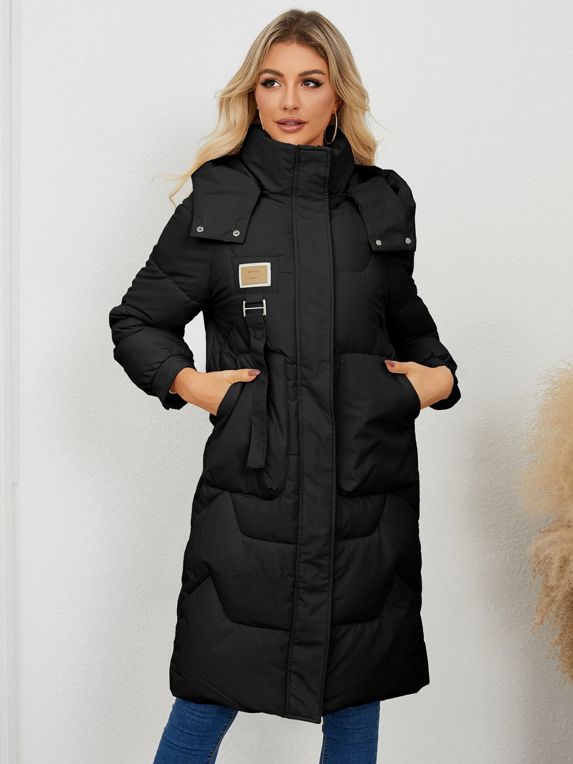 Longline Hooded Winter Coat