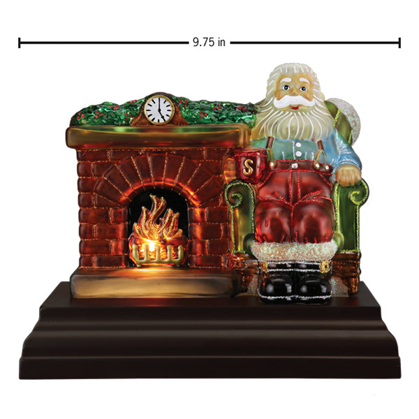 Santa At Hearth Light by Old World Christmas