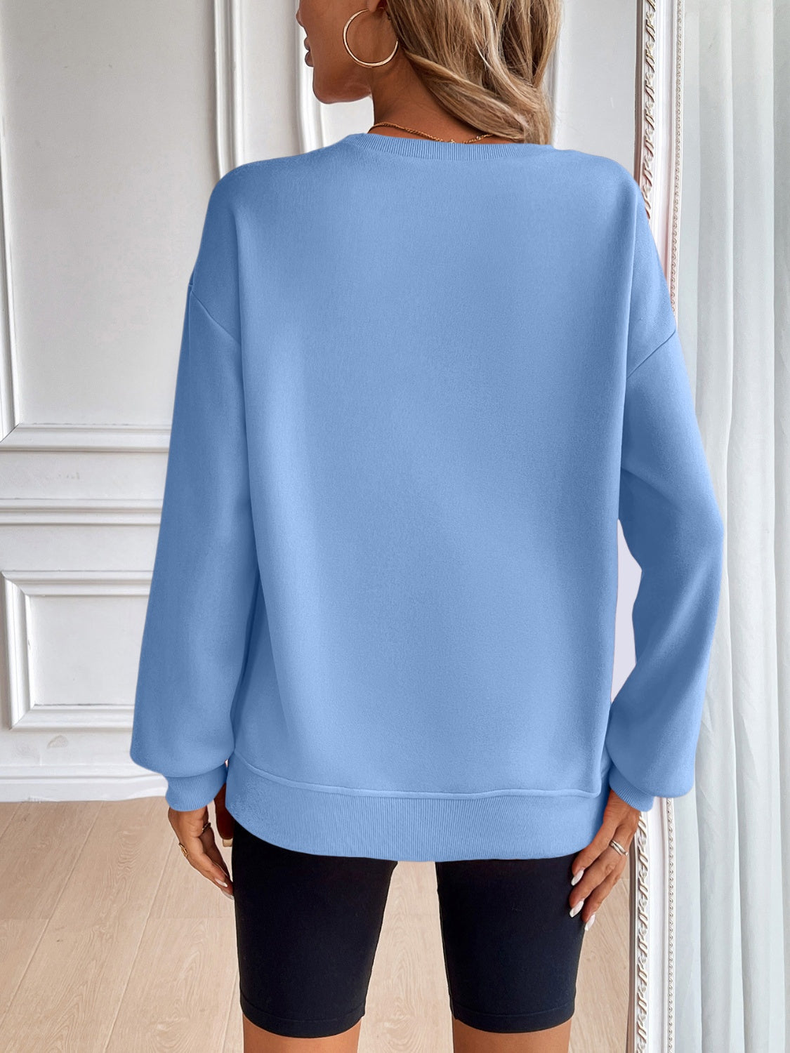 Ivy Lane Long Sleeve Sweatshirt with Pockets