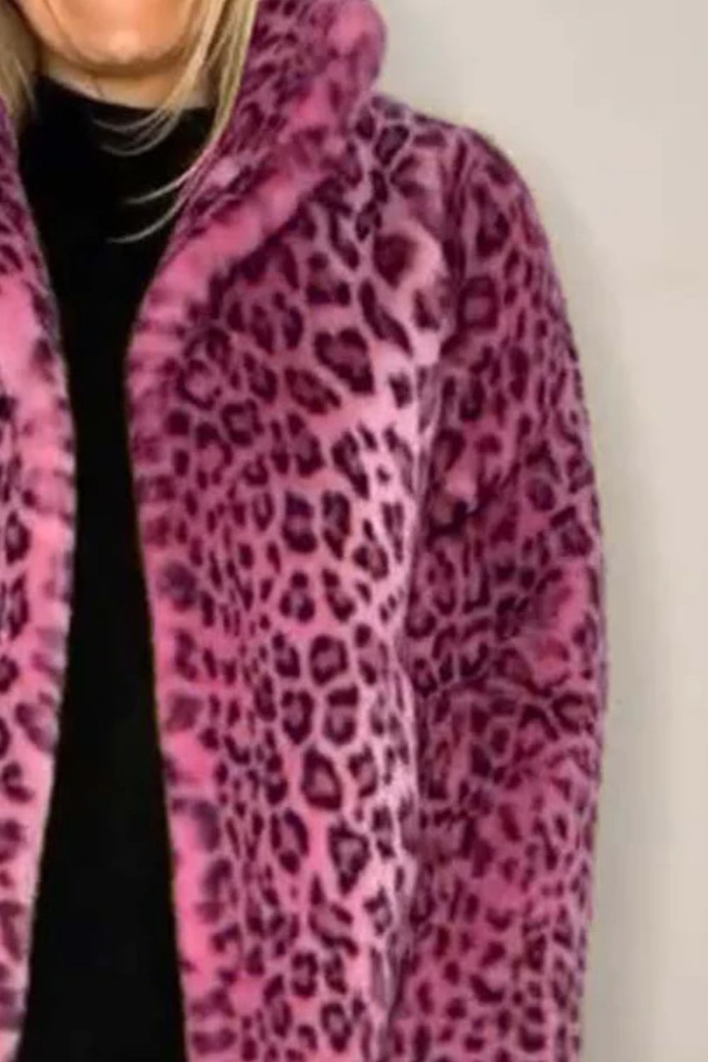 Leopard Furry Coat