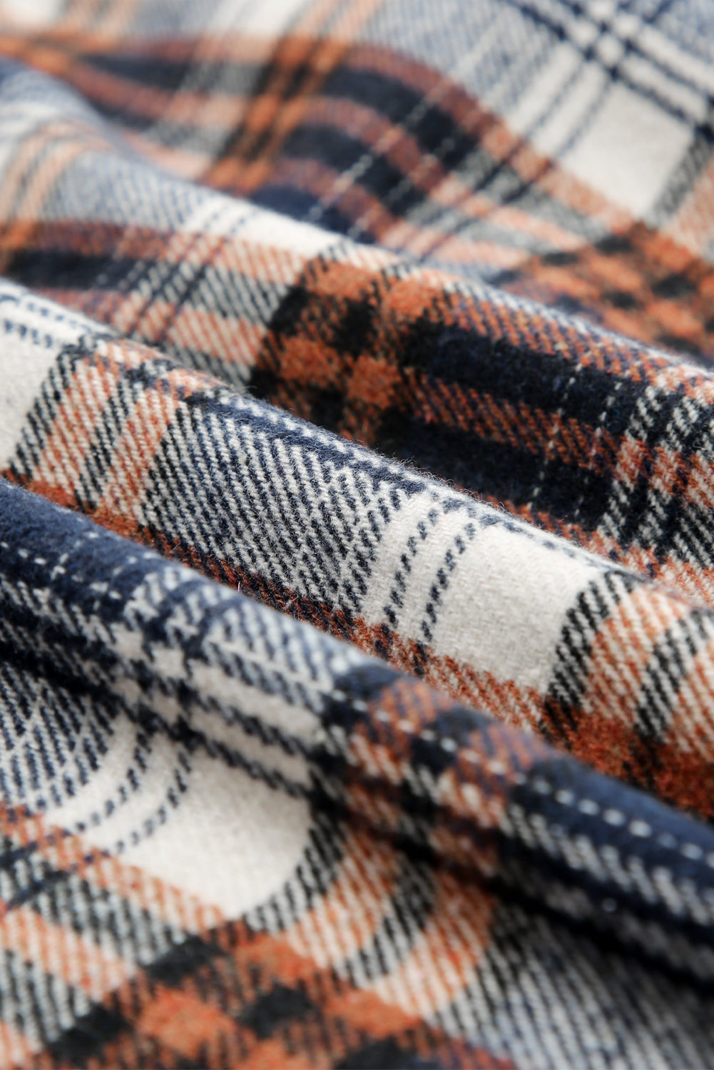Sherpa Lined Hooded Flannel Jacket