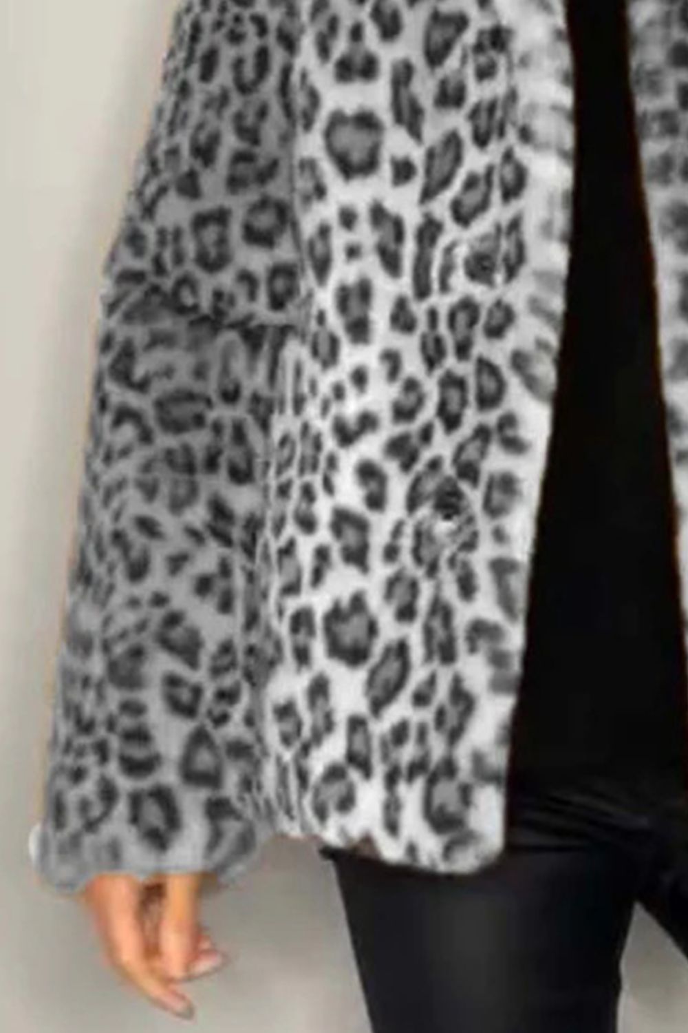 Leopard Furry Coat