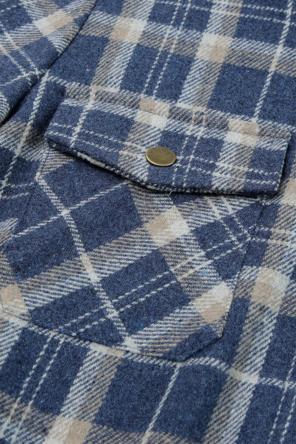 Sherpa Lined Hooded Flannel Jacket