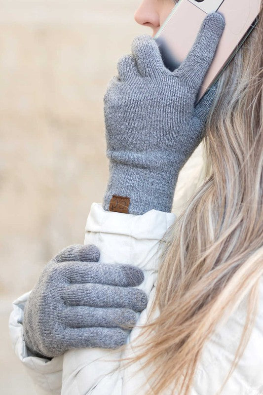 Cashmere Blend Touch Gloves in assorted colors