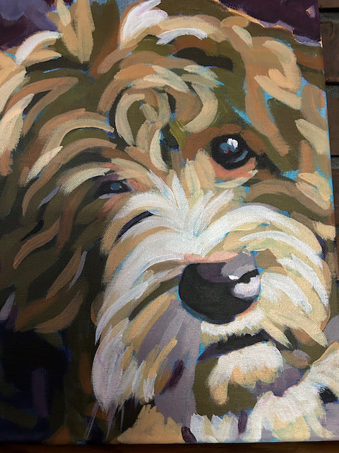 "Doodle" -Canvas Print
