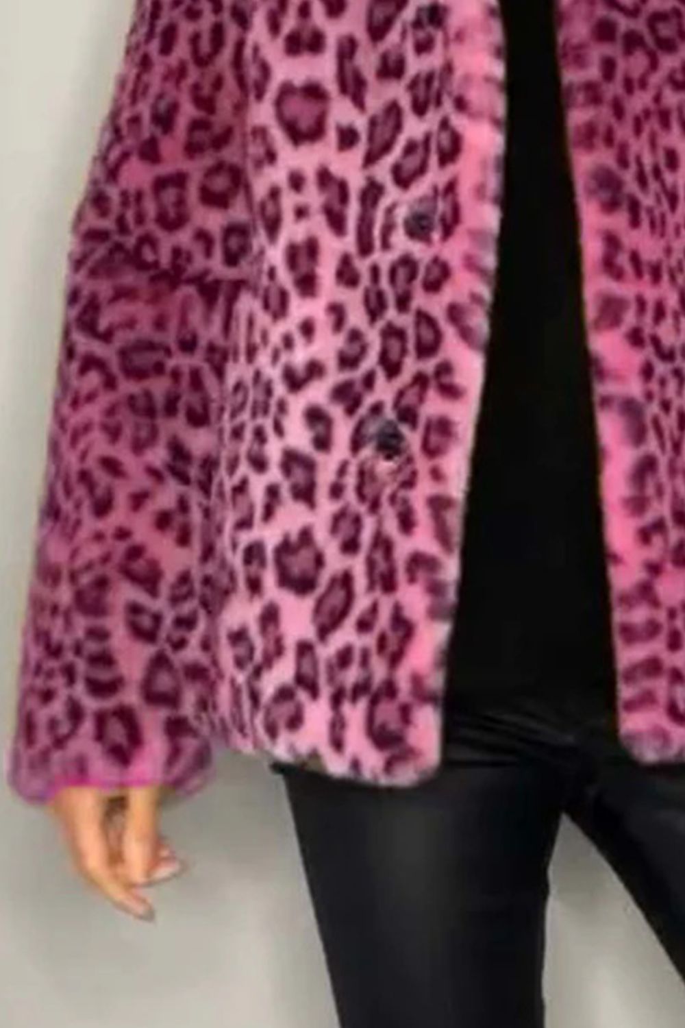 Leopard Furry Coat