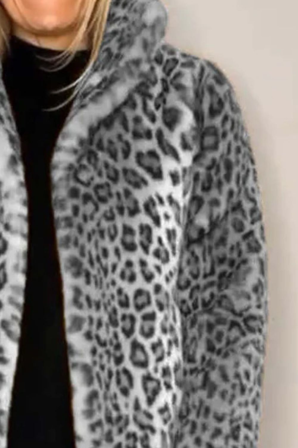 Leopard Furry Coat