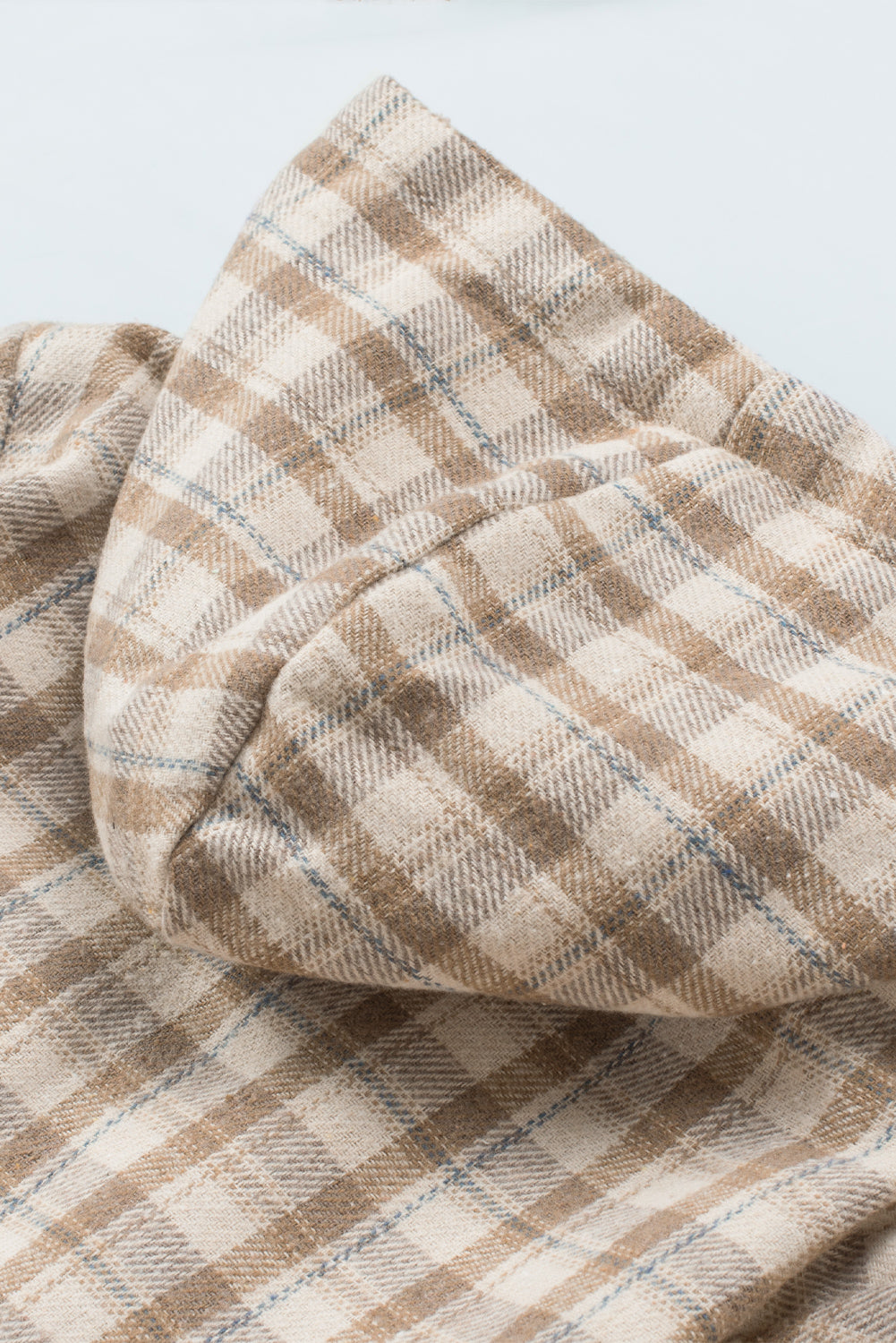Sherpa Lined Hooded Flannel Jacket