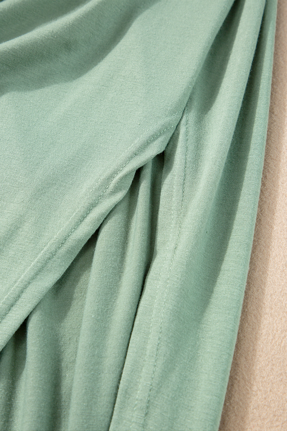 V Neck Maxi T-shirt Dress with Pockets