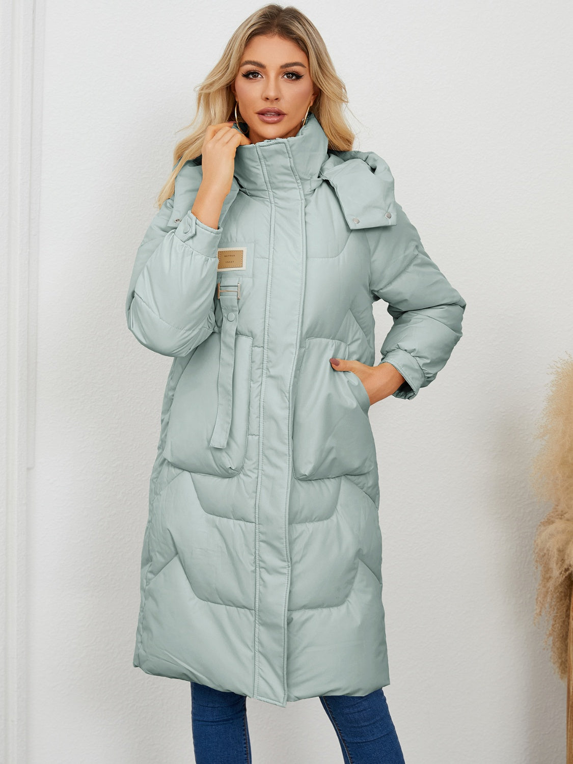 Longline Hooded Winter Coat