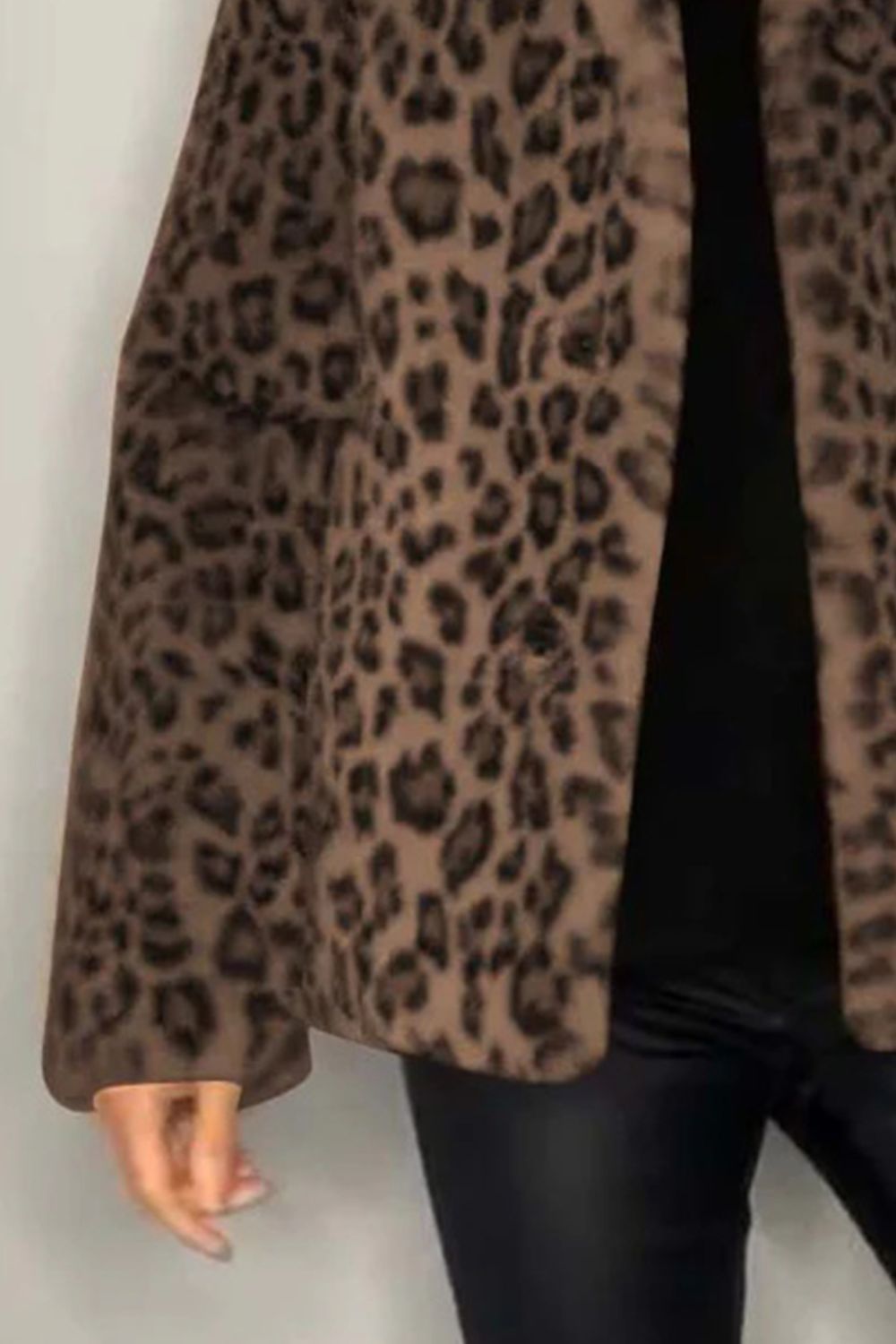 Leopard Furry Coat