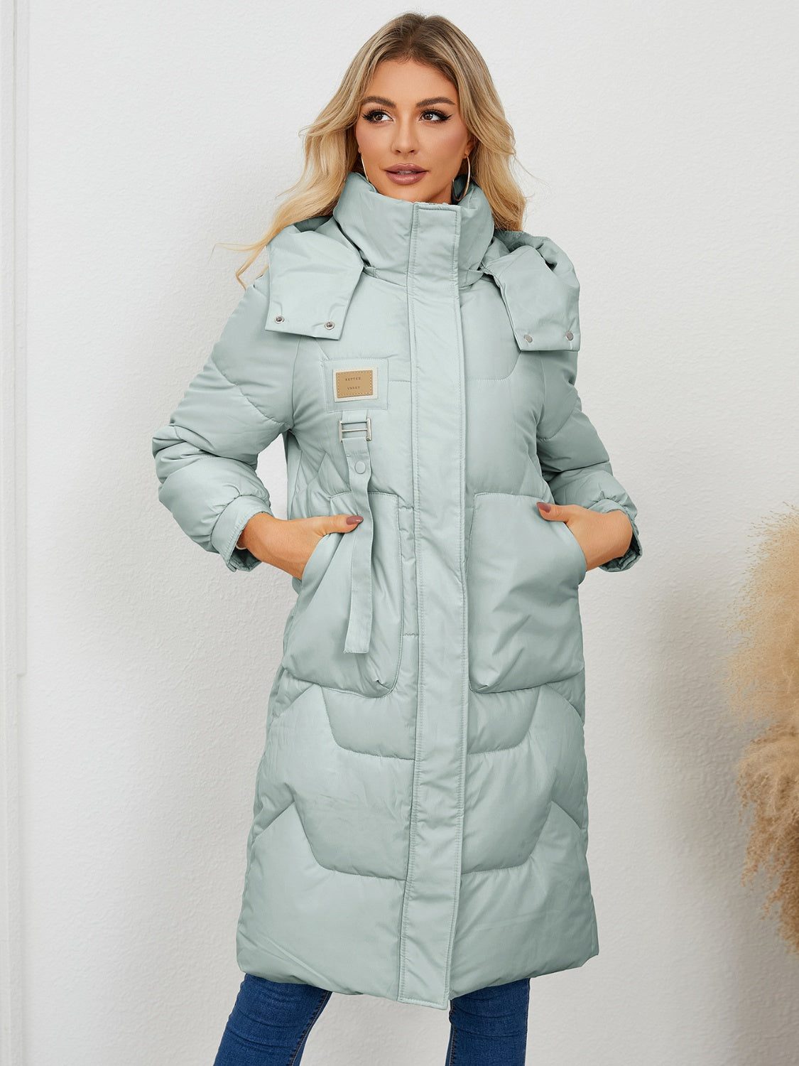 Longline Hooded Winter Coat