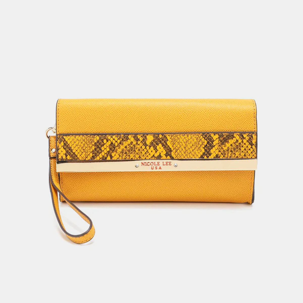 Nicole Lee 3-Piece Snake Print Handbag Set
