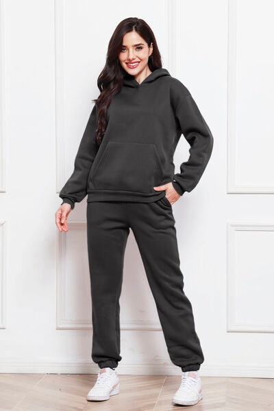 Long Sleeve Hoodie and Pants Set
