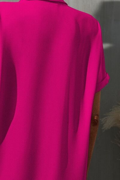 Hot Pink Short Sleeve Shirt