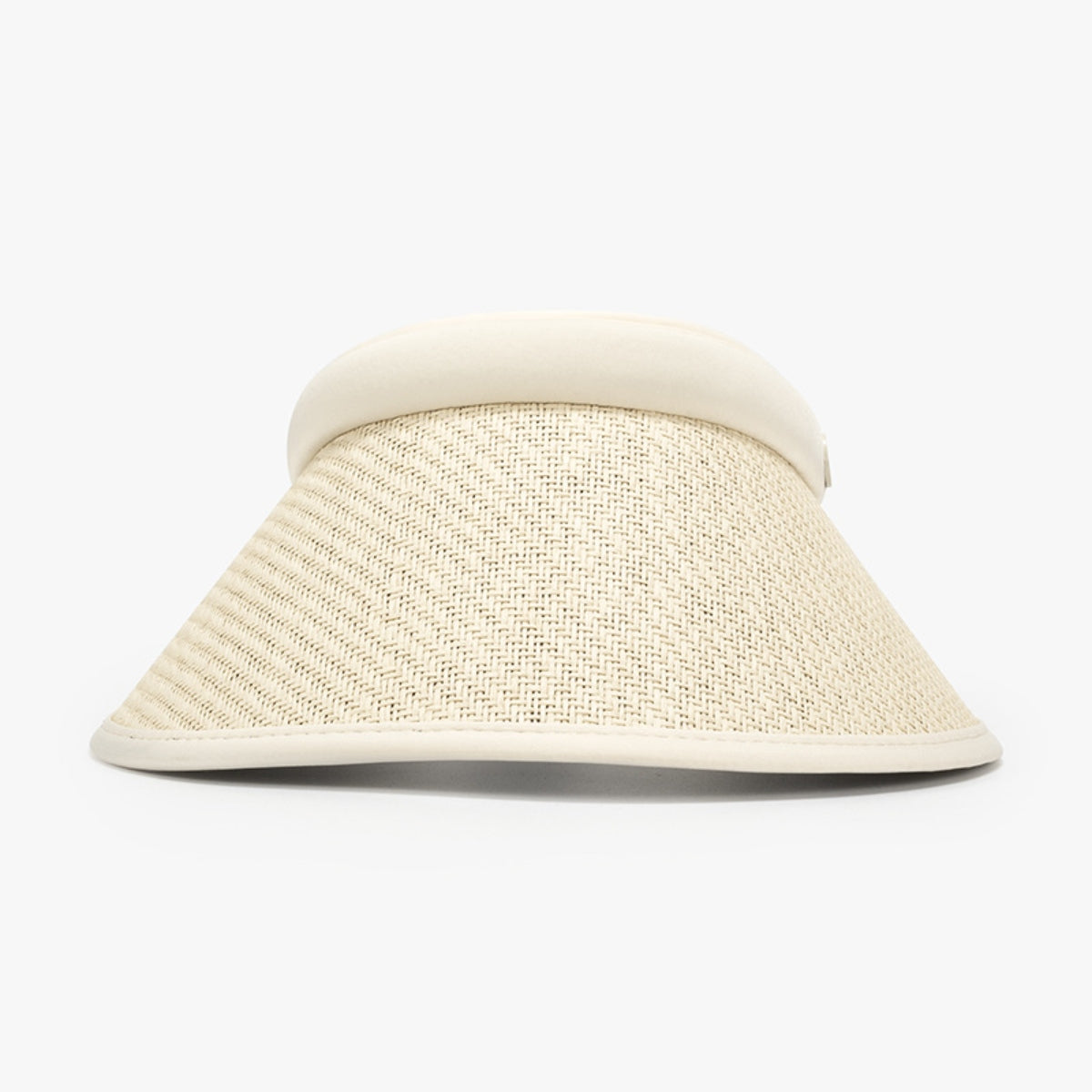 Solid Adjustable Woven Visor