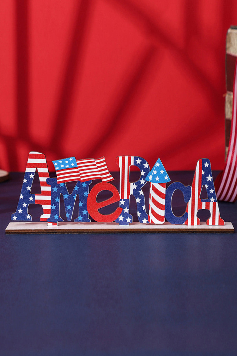 Independence Day Wood Decoration