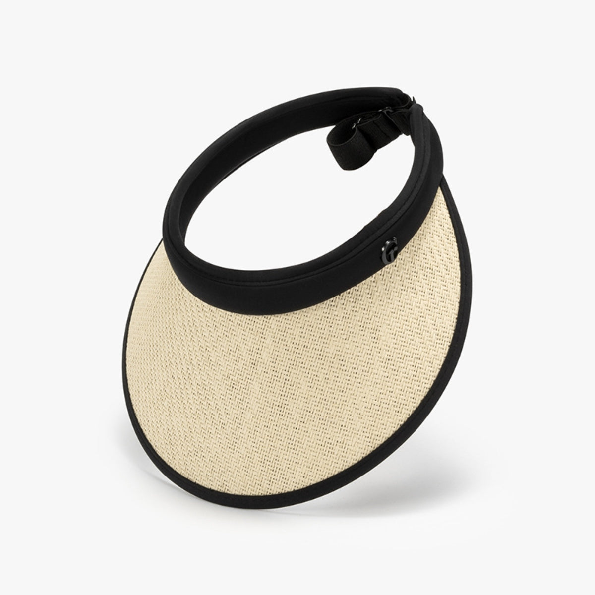 Solid Adjustable Woven Visor