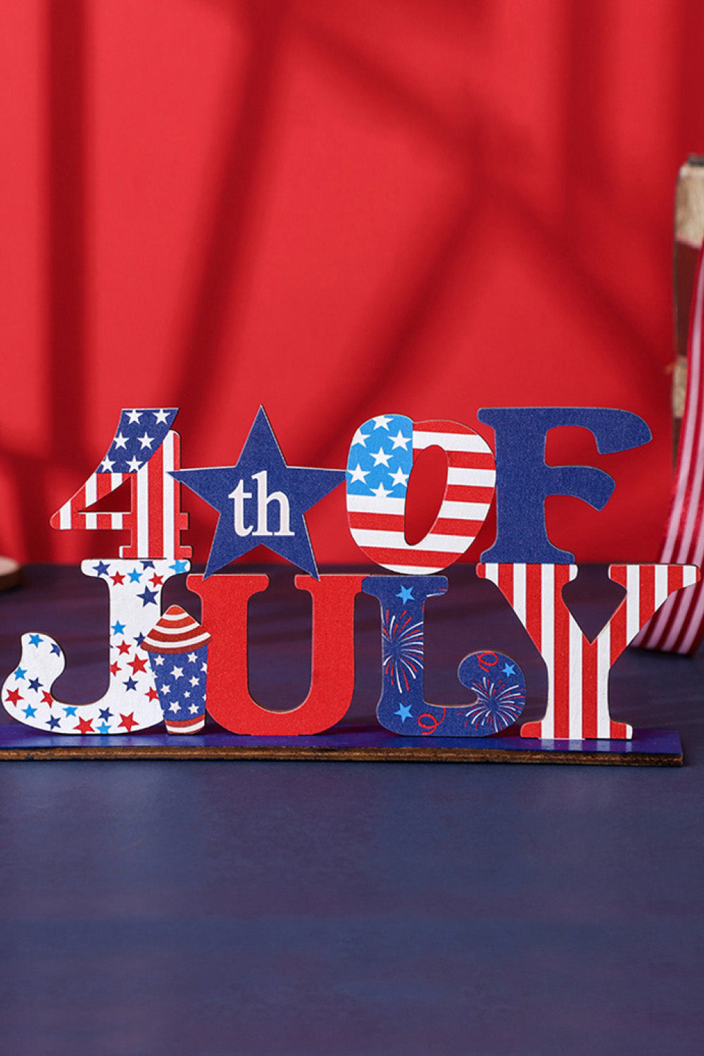 Independence Day Wood Decoration