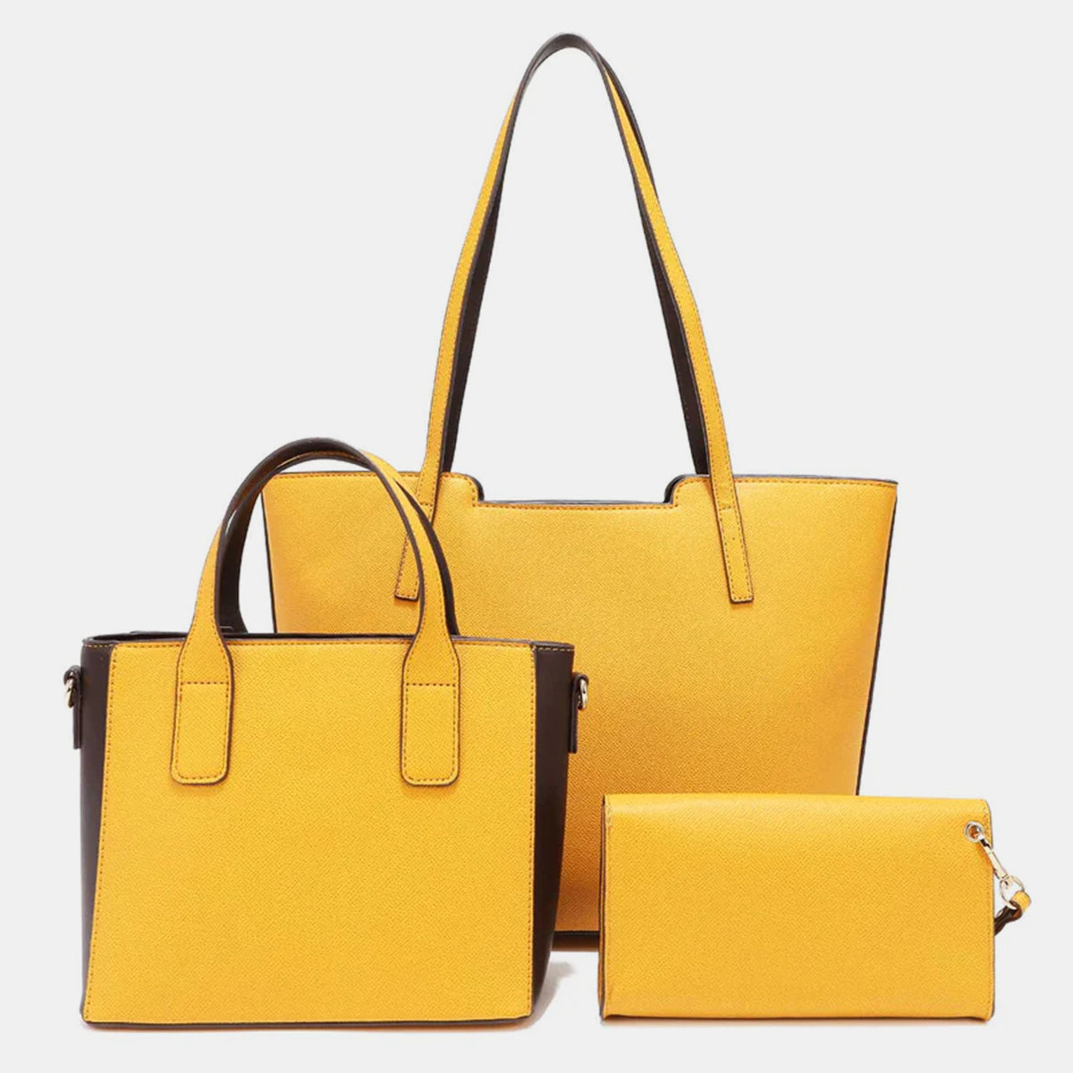 Nicole Lee 3-Piece Snake Print Handbag Set