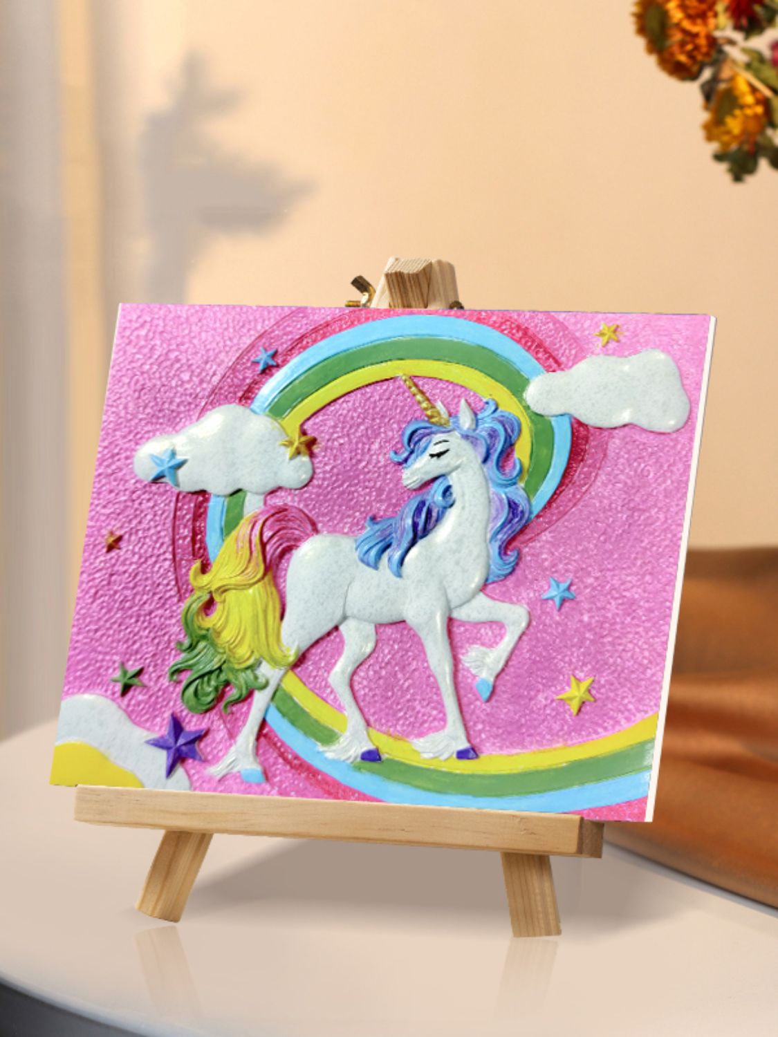 Do It Yourself Unicorn 3D Acrylic Painting