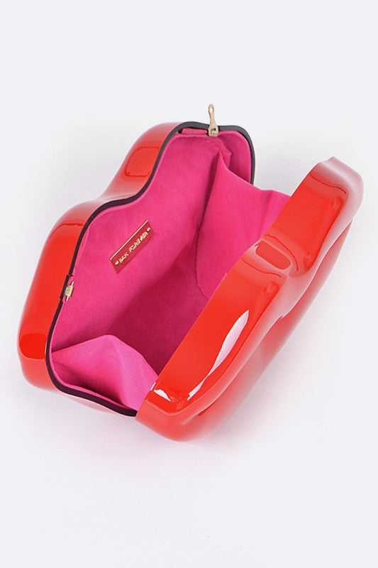 Unique "Lips" Clutch Bag