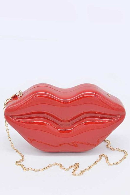 Unique "Lips" Clutch Bag