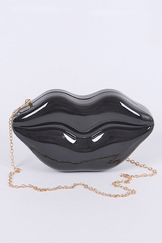 Unique "Lips" Clutch Bag
