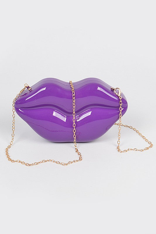 Unique "Lips" Clutch Bag