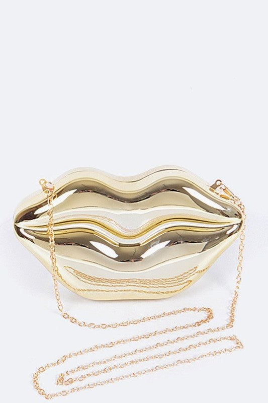 Unique "Lips" Clutch Bag