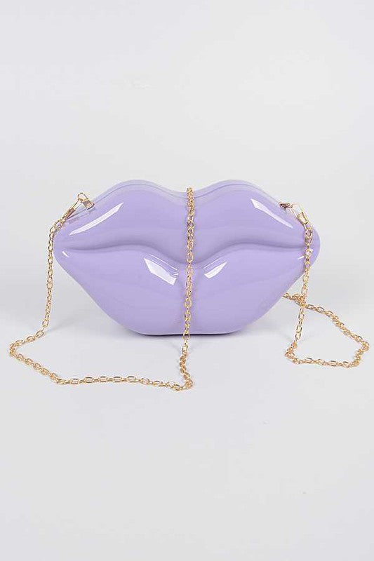 Unique "Lips" Clutch Bag