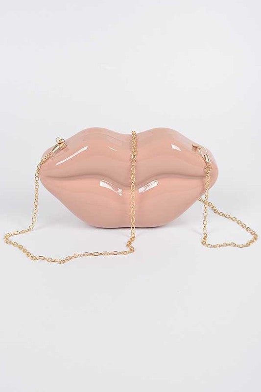 Unique "Lips" Clutch Bag