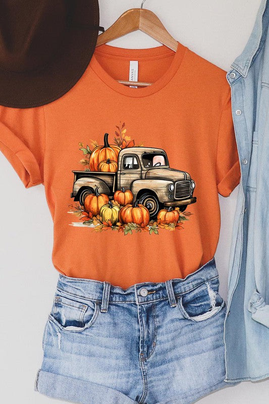 Fall Pumpkin Truck Tee