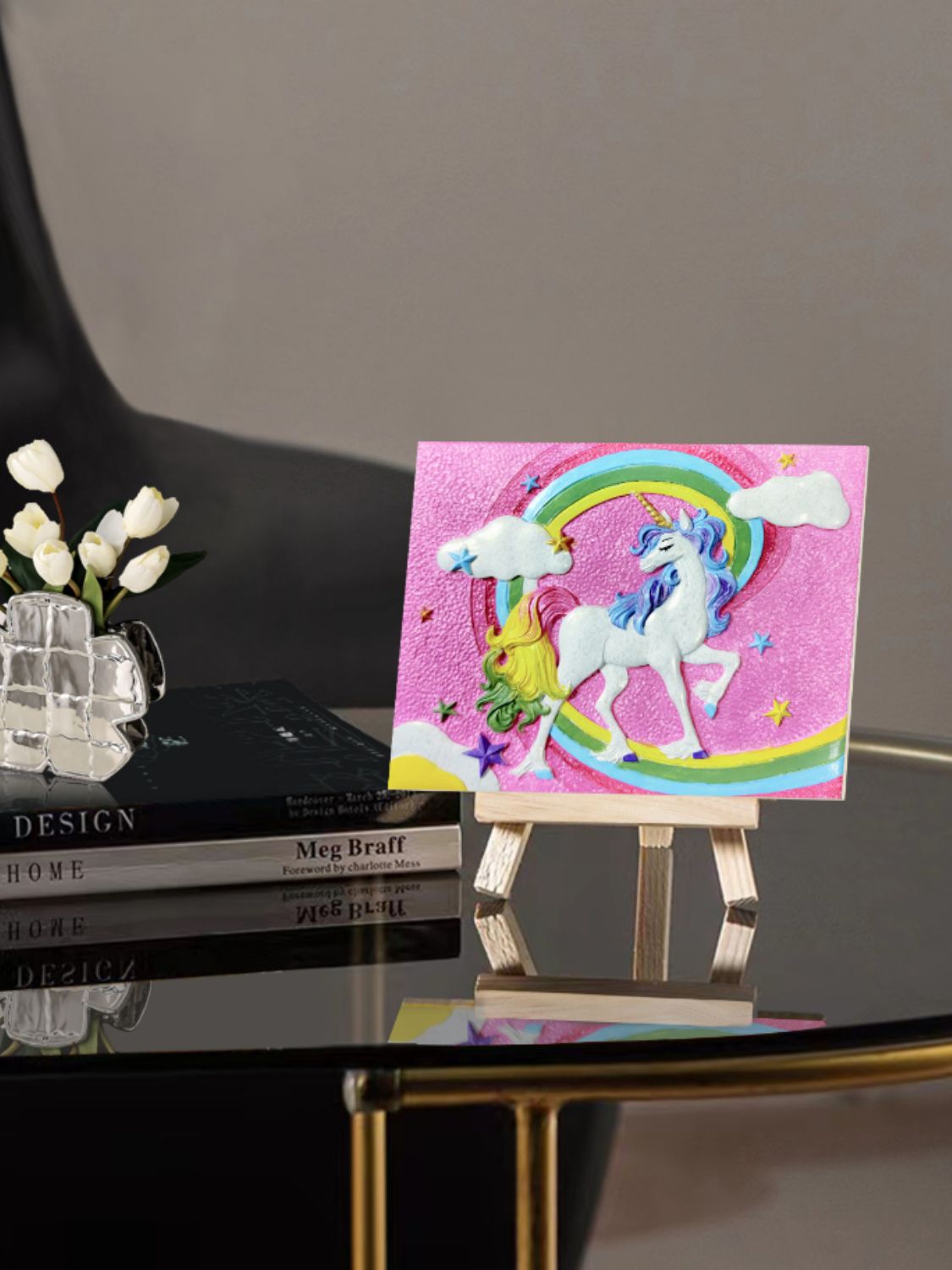 Do It Yourself Unicorn 3D Acrylic Painting