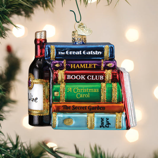 Book Club Ornament by Old World Christmas