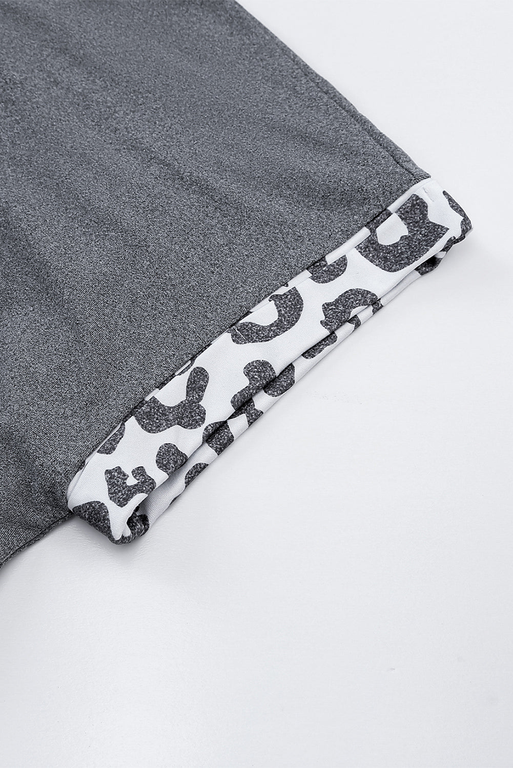 Leopard Patchwork T-Shirt Dress