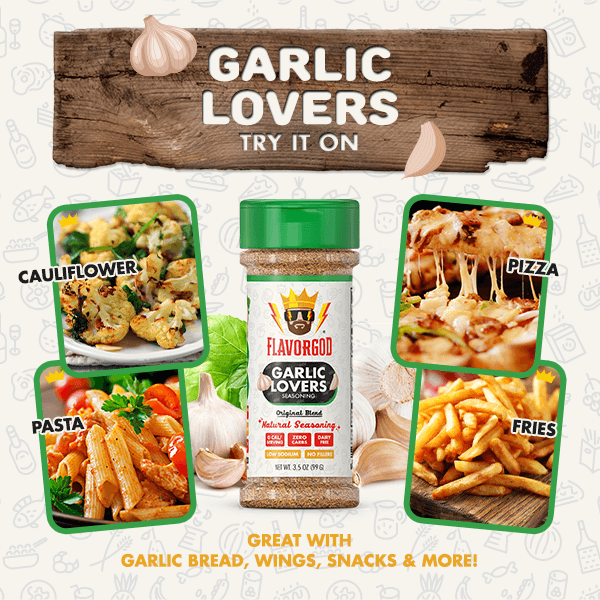 Flavor God brand "Garlic Lover's Seasoning"