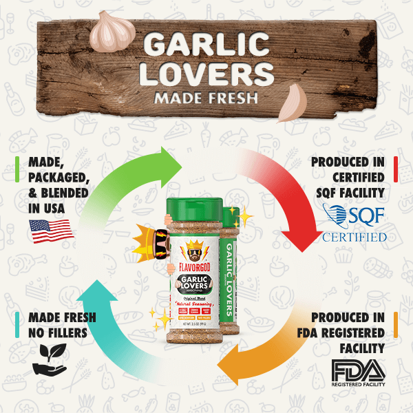 Flavor God brand "Garlic Lover's Seasoning"
