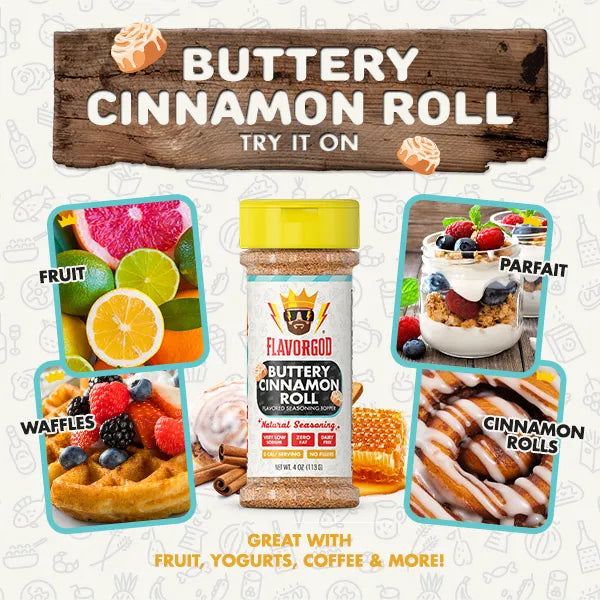 Flavor God "Buttery Cinnamon Roll Topper"