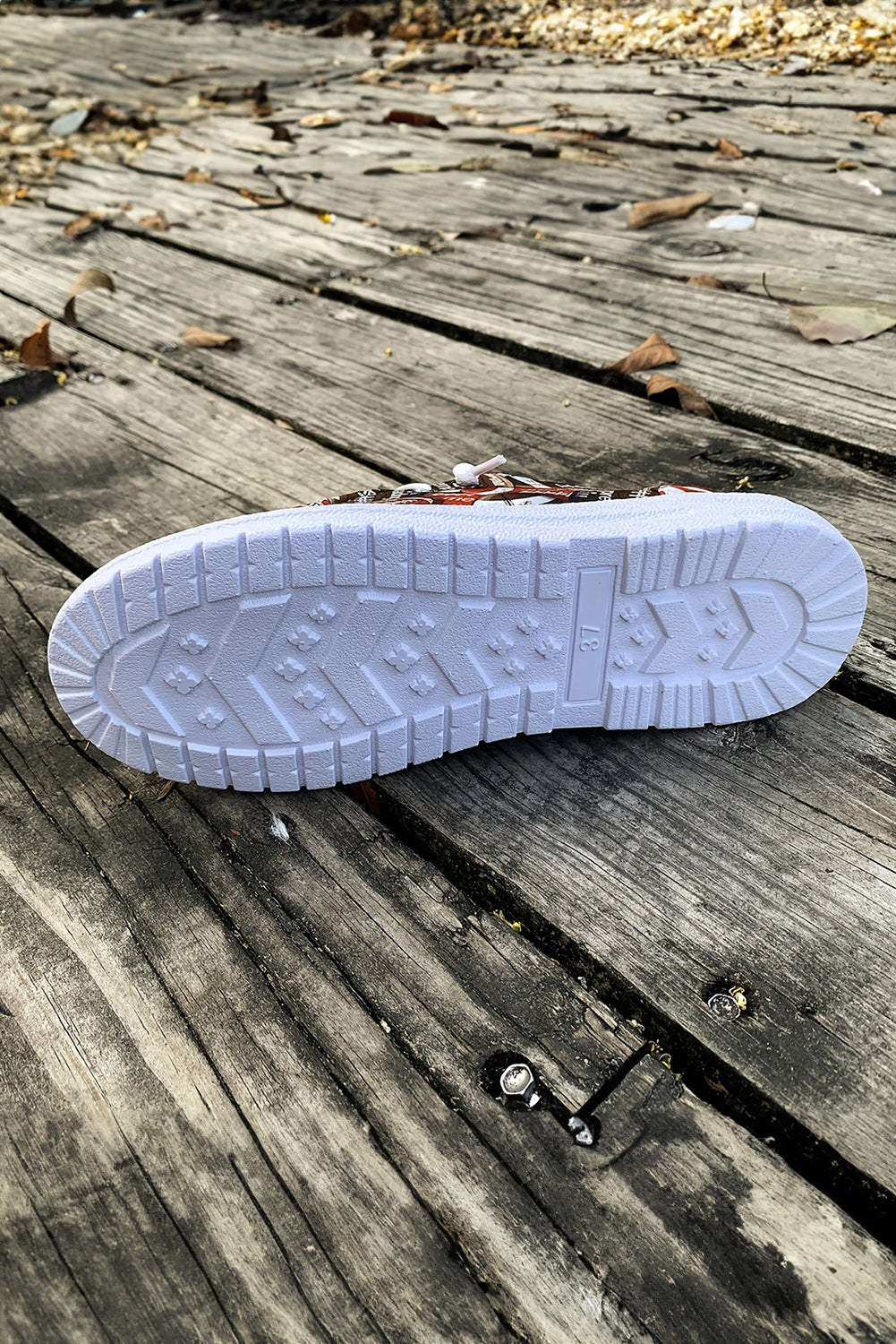 Football Print Slip On Sneakers