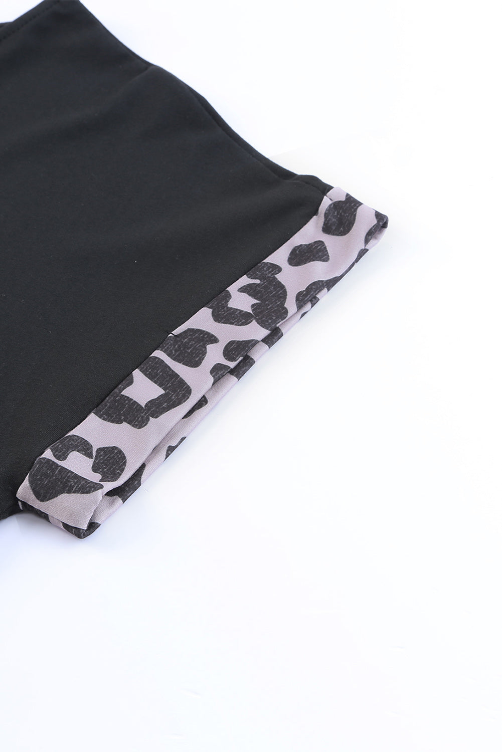 Leopard Patchwork T-Shirt Dress