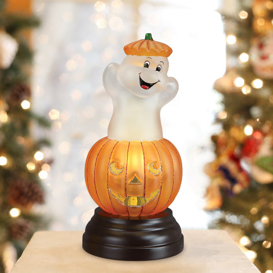 Ghost Pumpkin Light by Old World Christmas